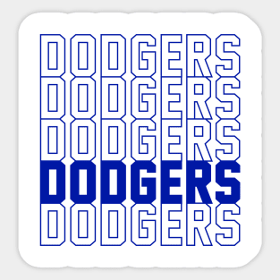 DODGERS Sticker